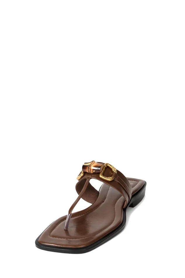 Jeffrey Campbell BORABORA Black Gold Women Flat