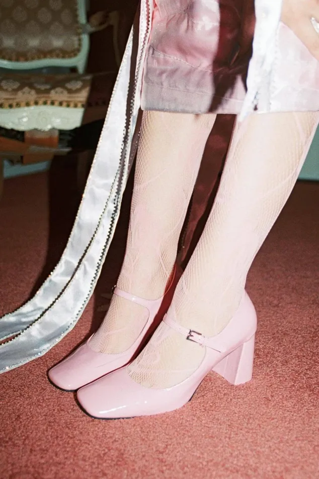 Jeffrey Campbell BOURDIN2 Pink Patent Women Pump