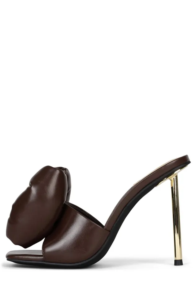Jeffrey Campbell BOWDOWN Brown Gold Women Heel