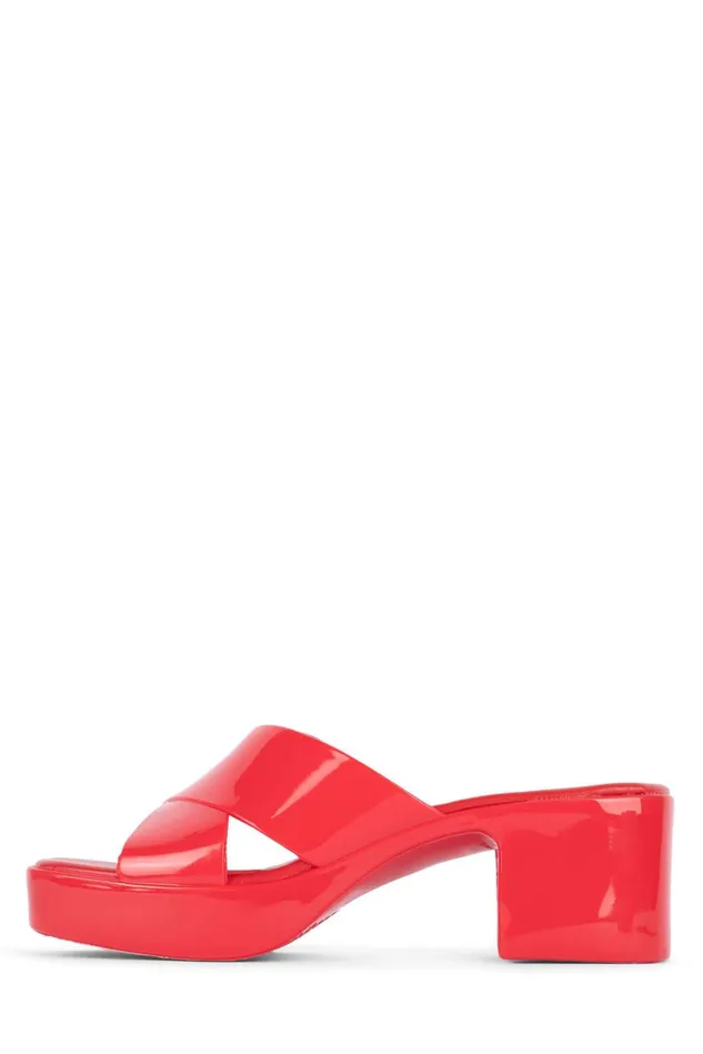 Jeffrey Campbell BUBBLEGUM Red Women Sandals Under 100
