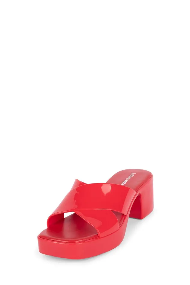 Jeffrey Campbell BUBBLEGUM Red Women Sandals Under 100