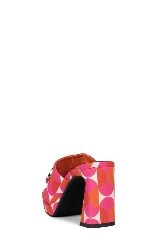 Jeffrey Campbell CAVIARBT Pink Red Multi Women Heel