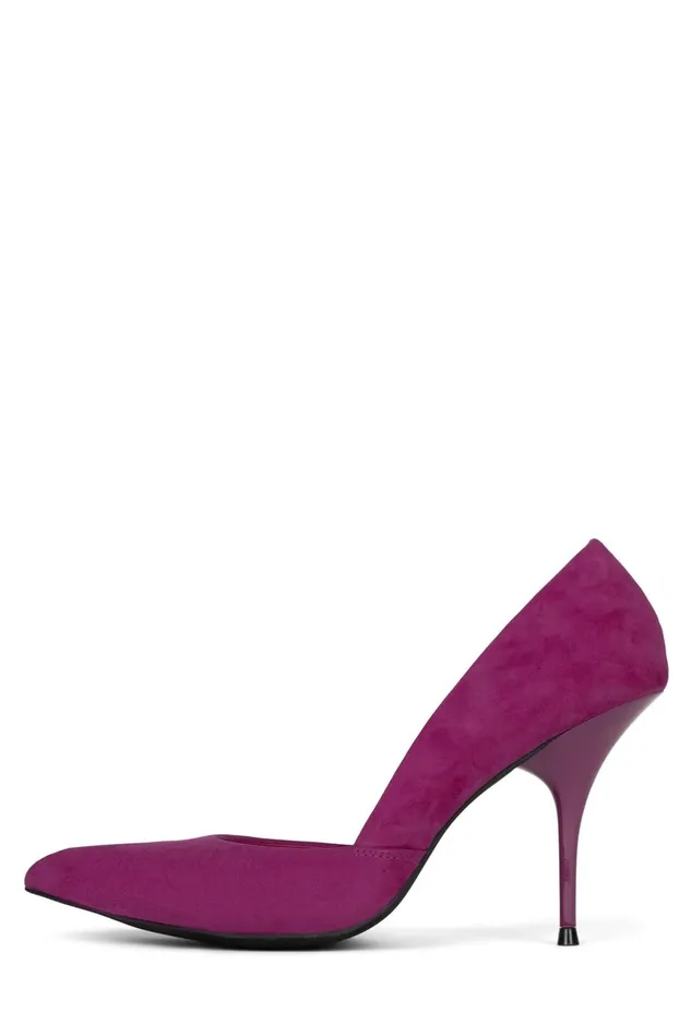 Jeffrey Campbell CONVINCE Fuchsia Suede Women Pump