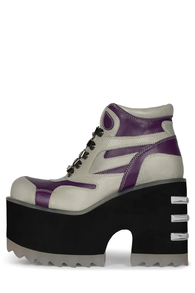 Jeffrey Campbell DANGERS Black White Women Ankle To Mid