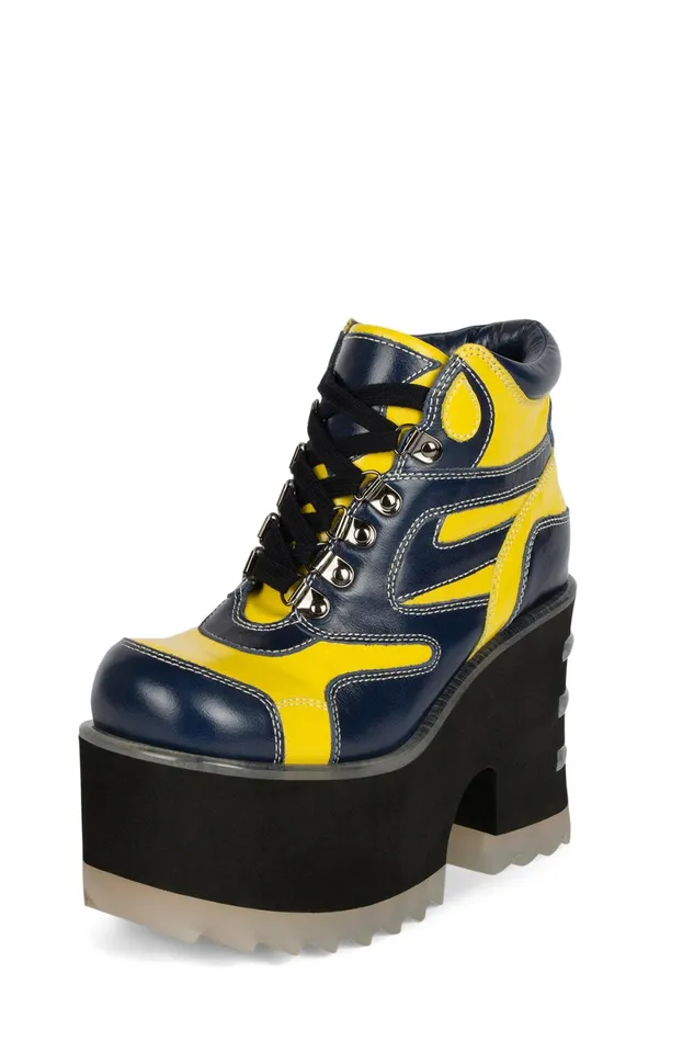 Jeffrey Campbell DANGERS Black White Women Boot