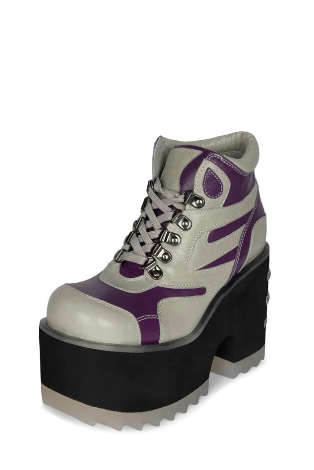 Jeffrey Campbell DANGERS Black White Women Boot