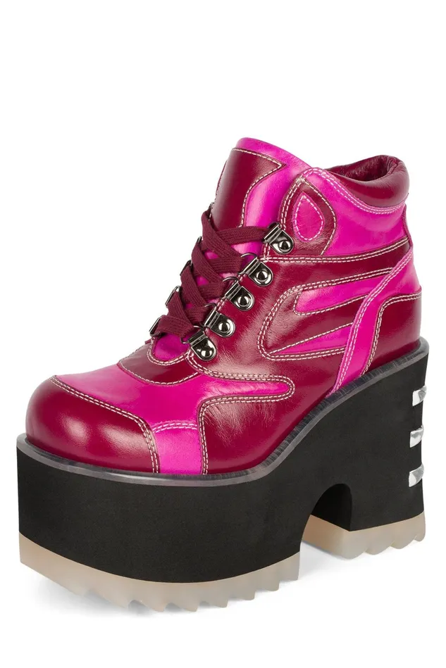 Jeffrey Campbell DANGERS Black White Women Boot