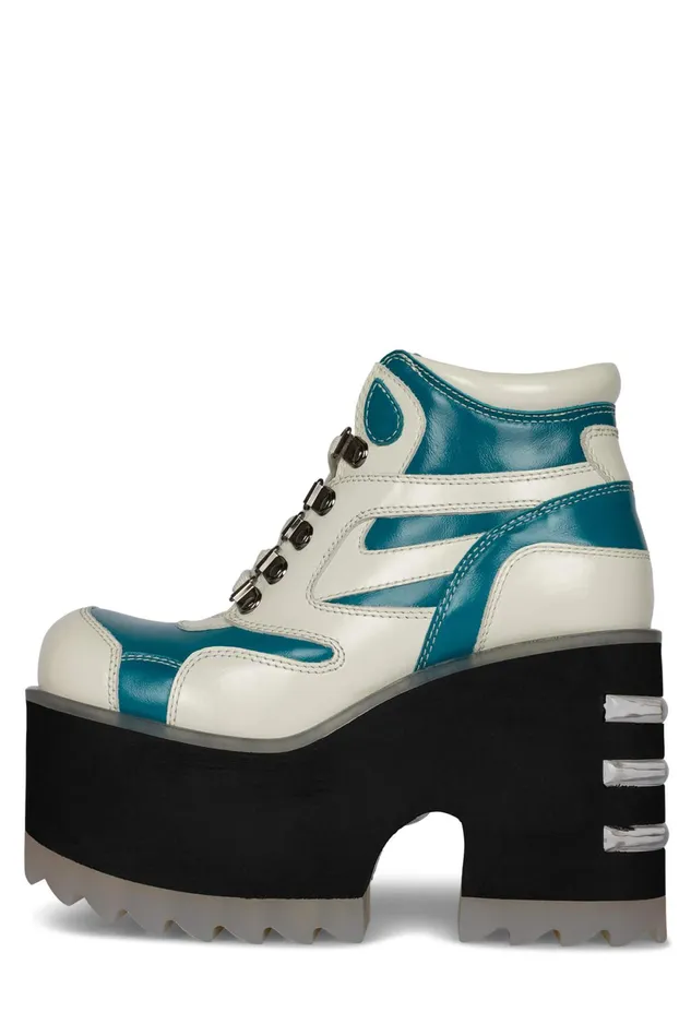 Jeffrey Campbell DANGERS Black White Women Boot