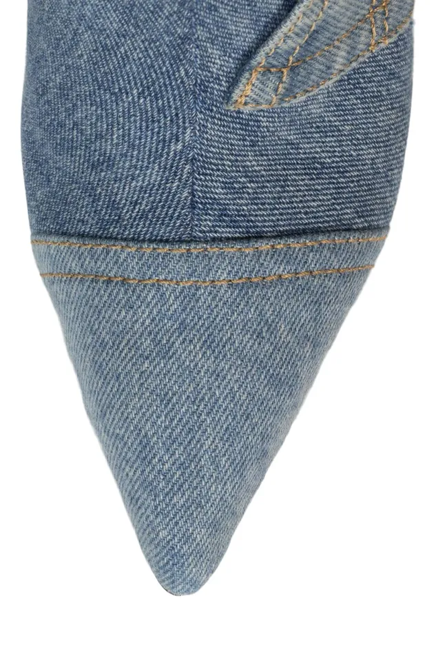 Jeffrey Campbell DENIMOUS Blue Denim Multi Women Ankle To Mid