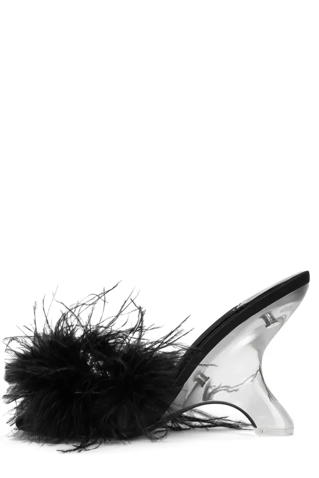 Jeffrey Campbell DODIE Black Silver Women Heel