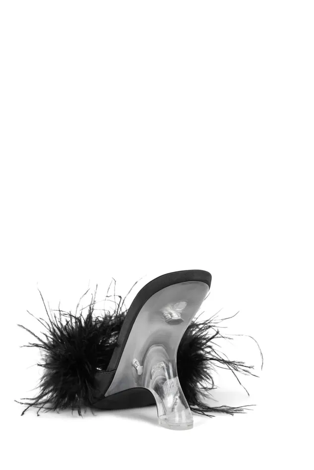 Jeffrey Campbell DODIE Black Silver Women Heel