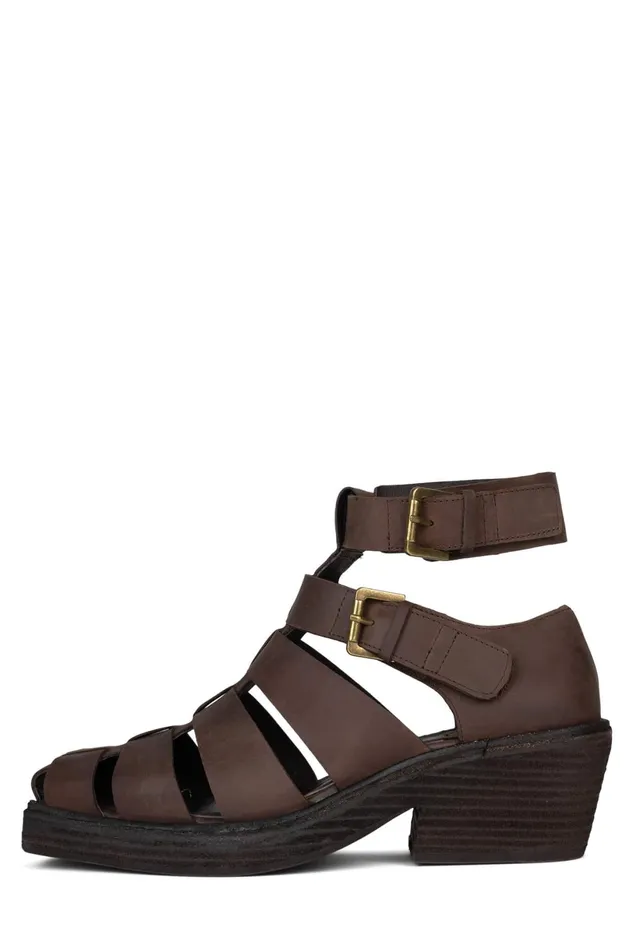 Jeffrey Campbell ELECTIVE Black Crazy Horse Women Ankle To Mid