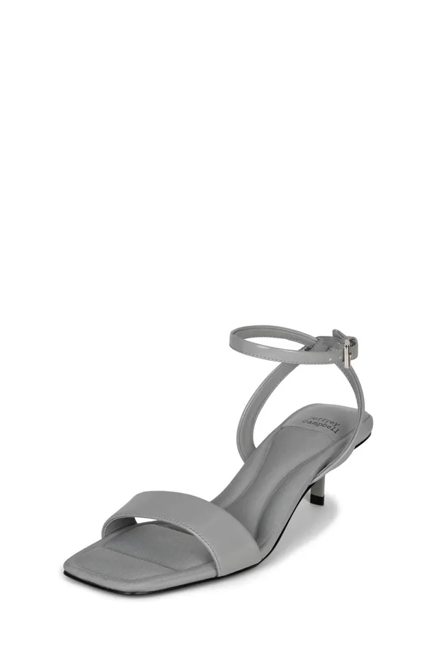 Jeffrey Campbell EVOKE Light Grey Box Women Heel