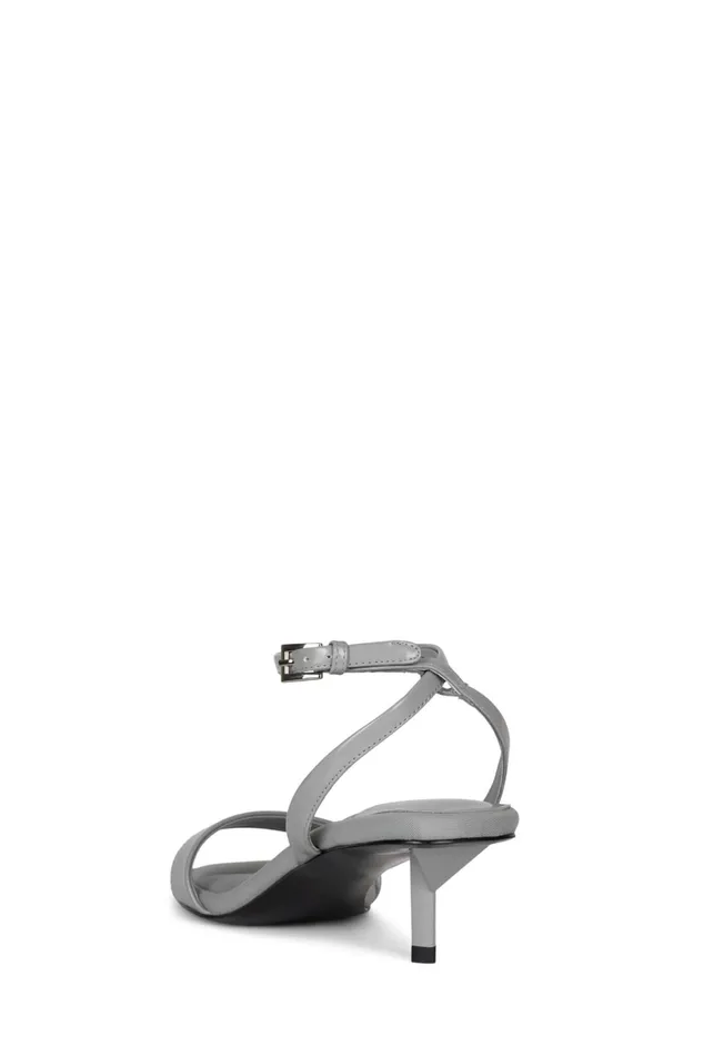 Jeffrey Campbell EVOKE Light Grey Box Women Heel