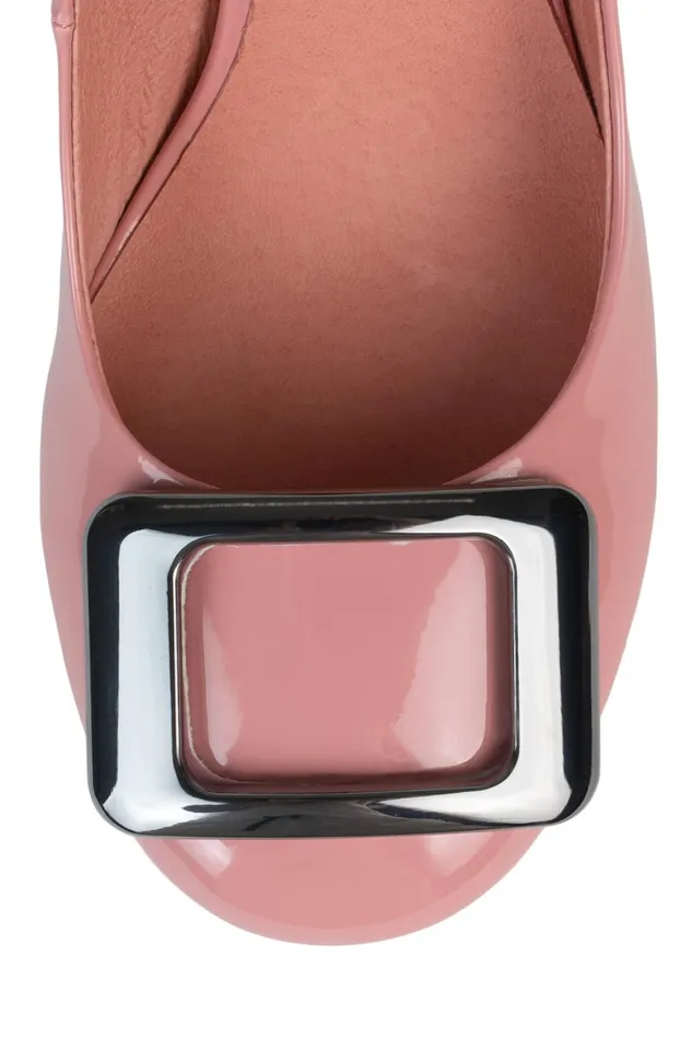 Jeffrey Campbell FALSETTO Pink Patent Silver Women Wedge