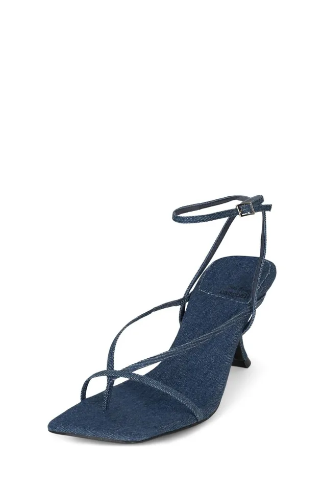 Jeffrey Campbell FLUXX Blue Denim Women Heel