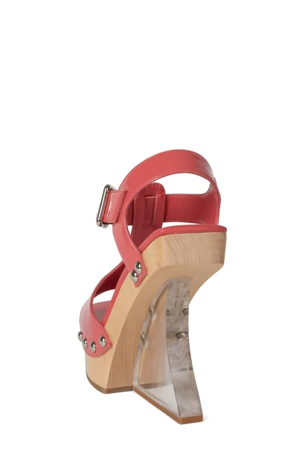 Jeffrey Campbell GALLERIA Black Patent Women Sandal