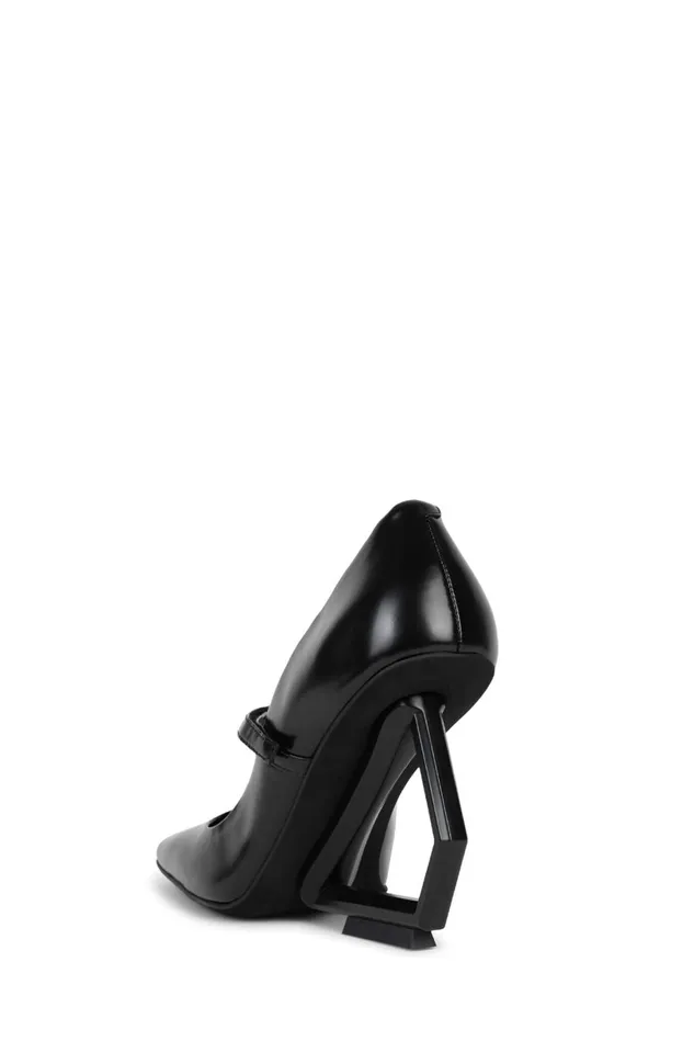 Jeffrey Campbell GIZA Black Box Black Women Wedge