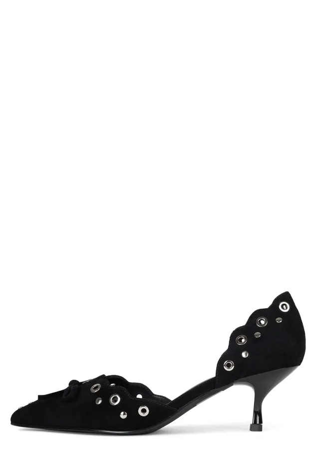 Jeffrey Campbell GRATIFIED Light Brown Suede Silver Women Pump