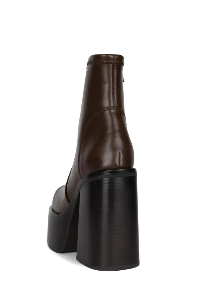 Jeffrey Campbell GRIMES Dark Brown Women Ankle To Mid