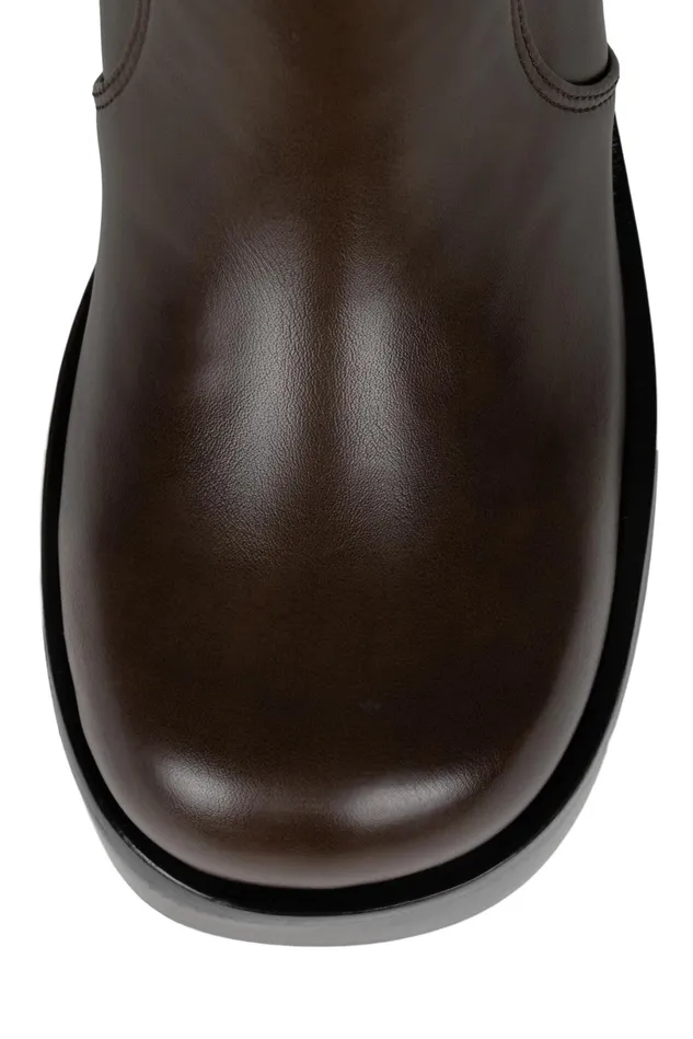 Jeffrey Campbell GRIMES Dark Brown Women Ankle To Mid