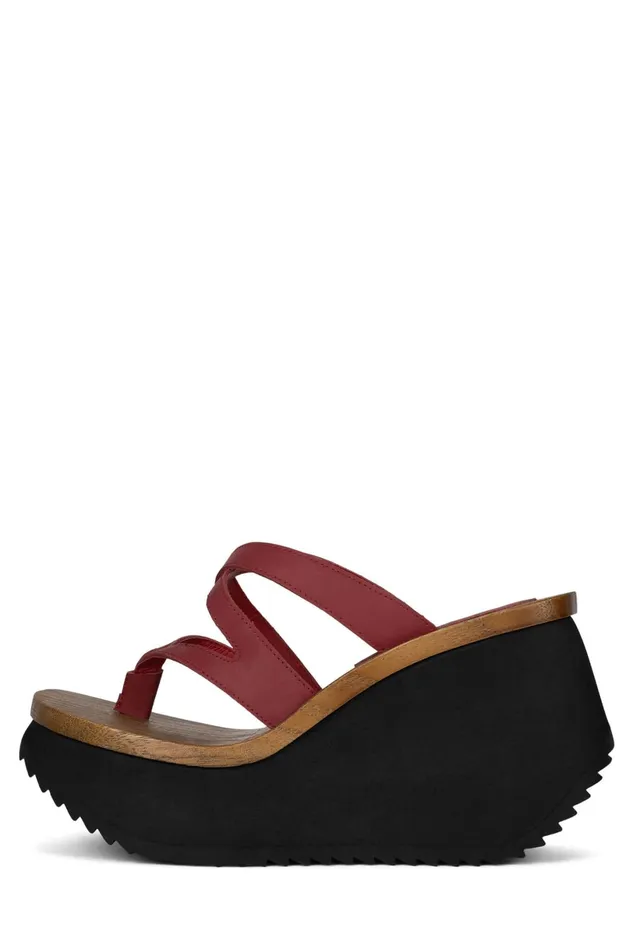 Jeffrey Campbell HYPNOTIZE Red Women Sandal