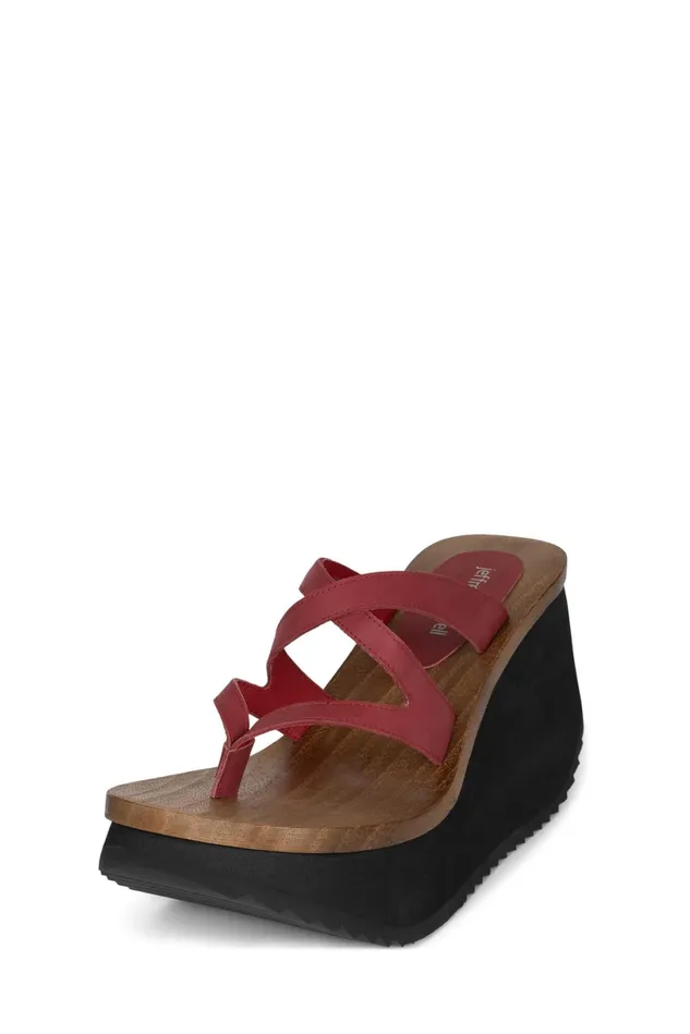 Jeffrey Campbell HYPNOTIZE Red Women Sandal