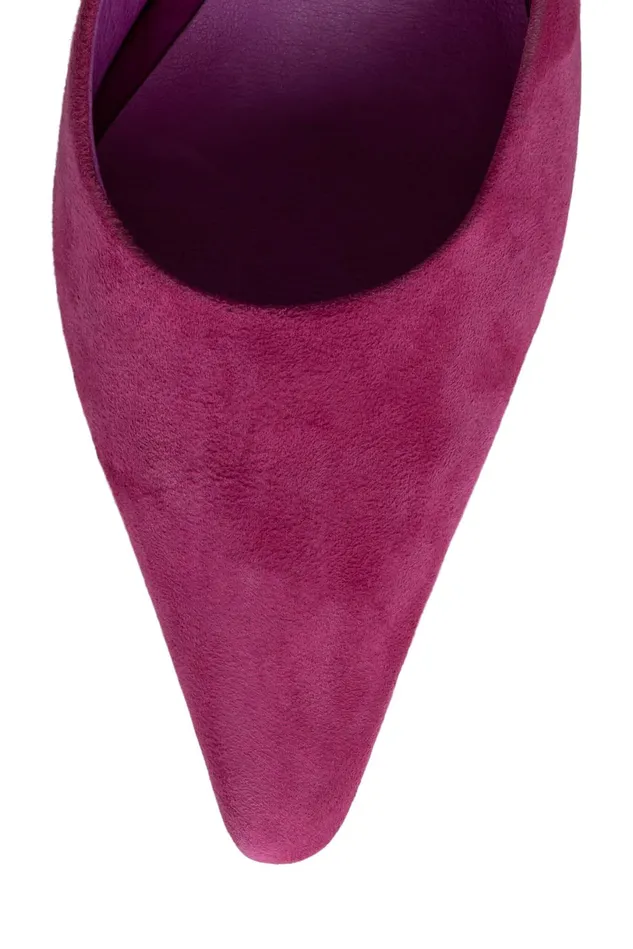 Jeffrey Campbell JULIETTE Fuchsia Suede Combo Women Pump