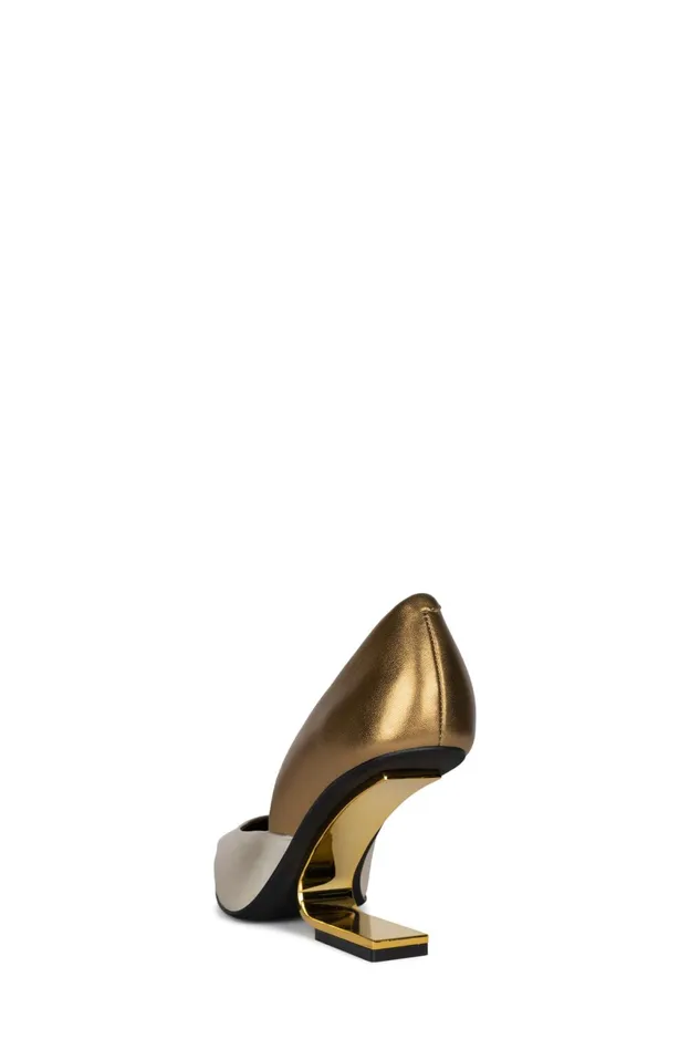 Jeffrey Campbell JULIETTE Fuchsia Suede Combo Women Pump