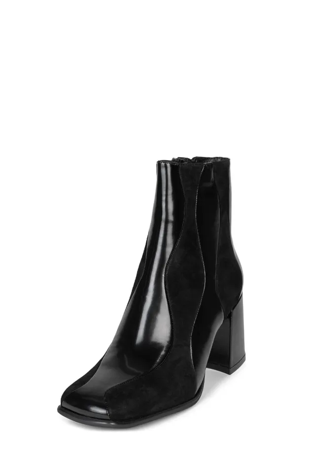 Jeffrey Campbell LAVALAMP Brown Suede Combo Women Ankle To Mid