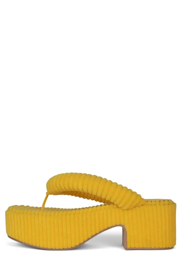 Jeffrey Campbell LUAU2 Pink Stripe Terrycloth Women Sandal