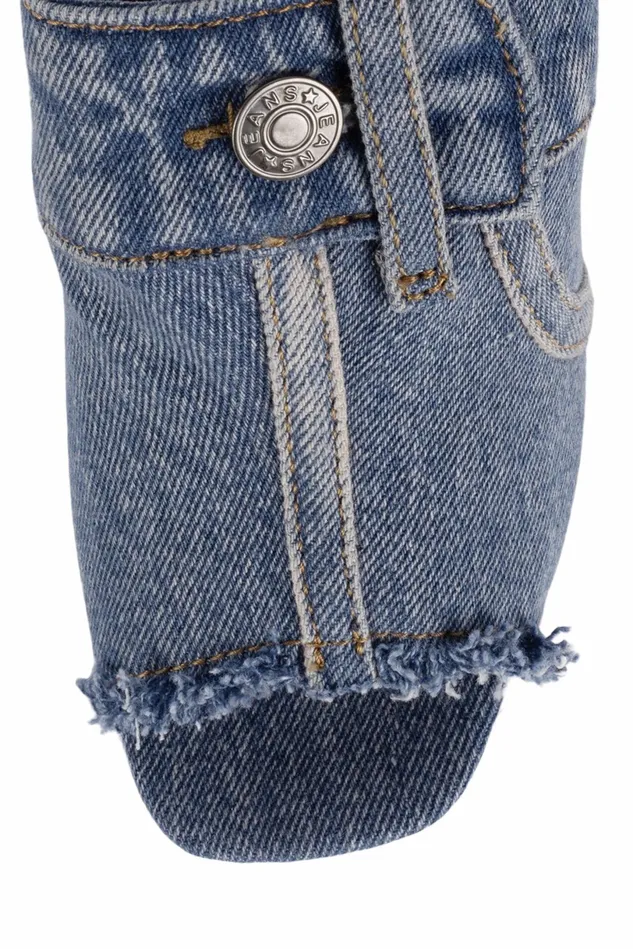 Jeffrey Campbell MAGDAJN Blue Denim Women Sandal
