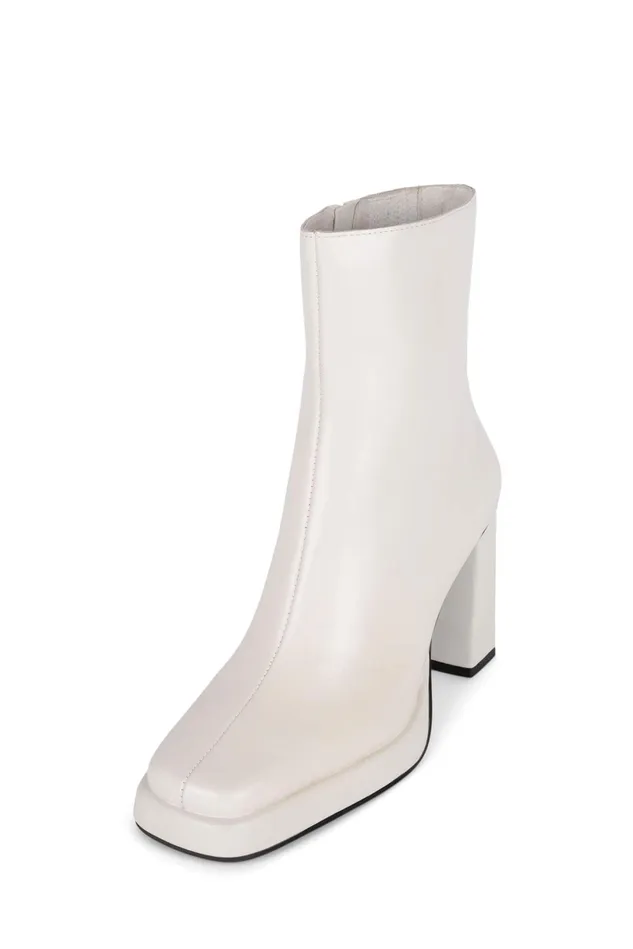 Jeffrey Campbell MAXIMALLO Ivory Women Ankle To Mid