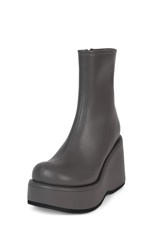 Jeffrey Campbell MILLENNIUM Dark Grey Women Ankle To Mid