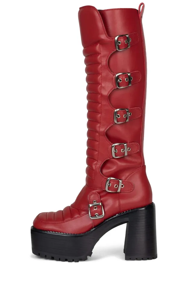 Jeffrey Campbell MOTOXX Black Women Boot