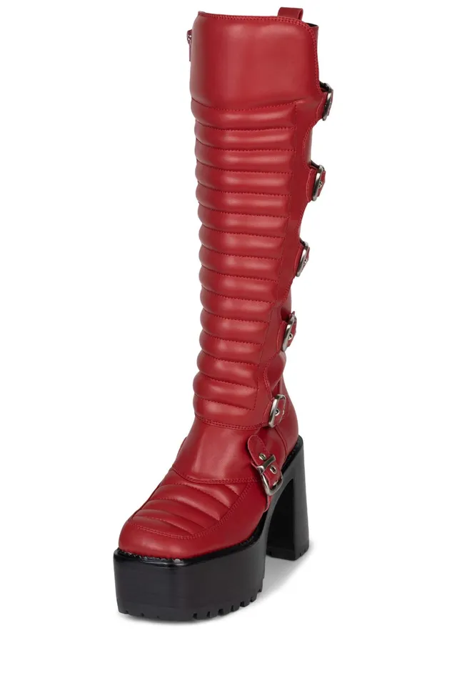 Jeffrey Campbell MOTOXX Black Women Boot
