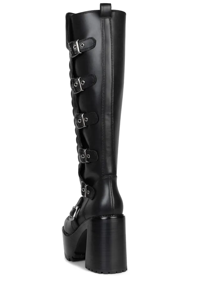 Jeffrey Campbell MOTOXX Black Women Boot