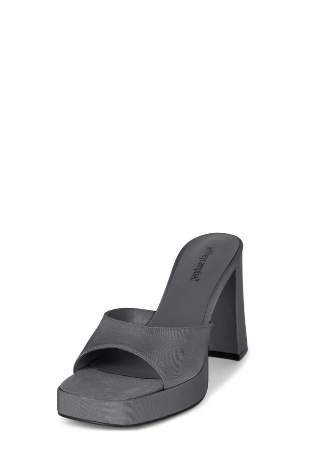 Jeffrey Campbell NINETY Purple Faille Women Sandal