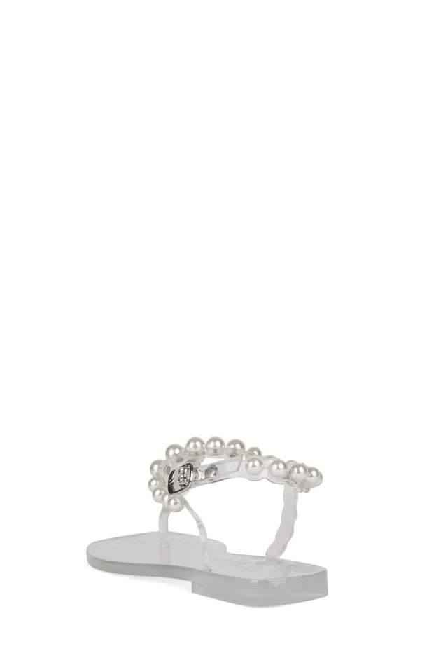 Jeffrey Campbell PEARLESQUE Natural Shiny Women Flat