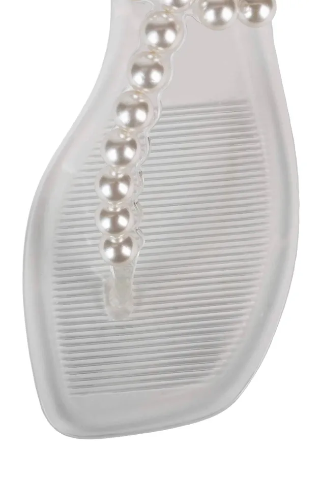 Jeffrey Campbell PEARLESQUE Natural Shiny Women Sandals Under 100