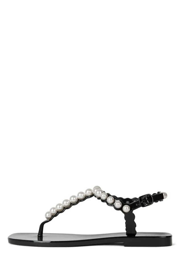 Jeffrey Campbell PEARLESQUE Natural Shiny Women Sandals Under 100