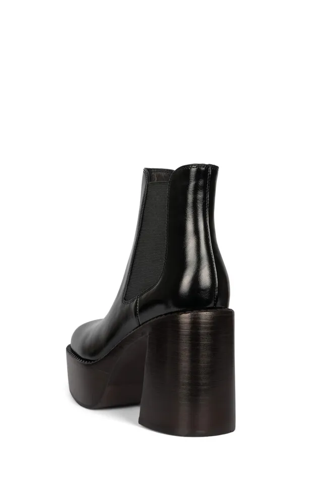 Jeffrey Campbell PERFORMER Tan Tan Polish Stack Women Boot