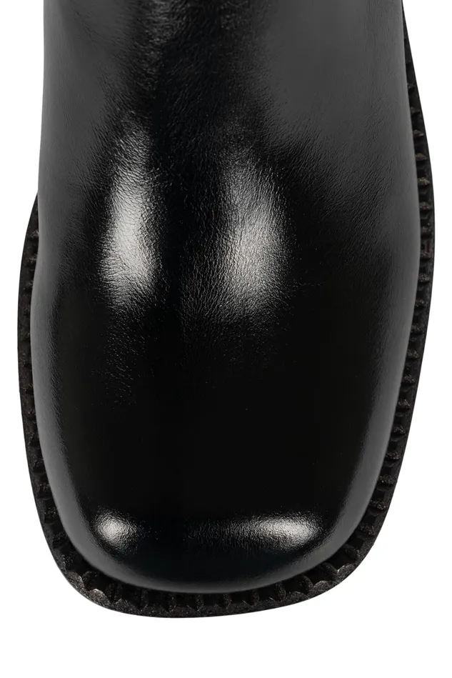 Jeffrey Campbell PERFORMER Tan Tan Polish Stack Women Boot