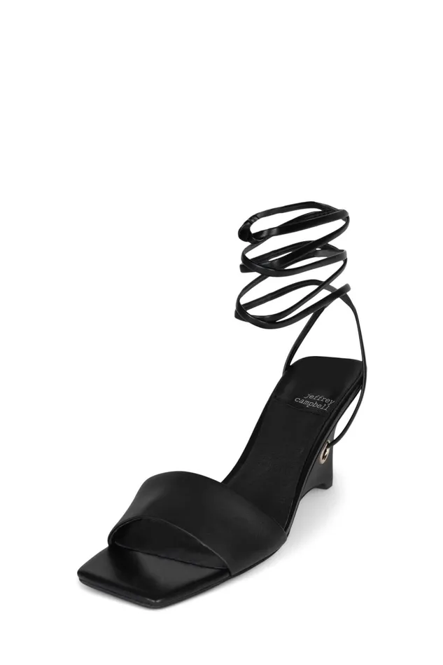 Jeffrey Campbell READY2GO Black Gold Women Heel