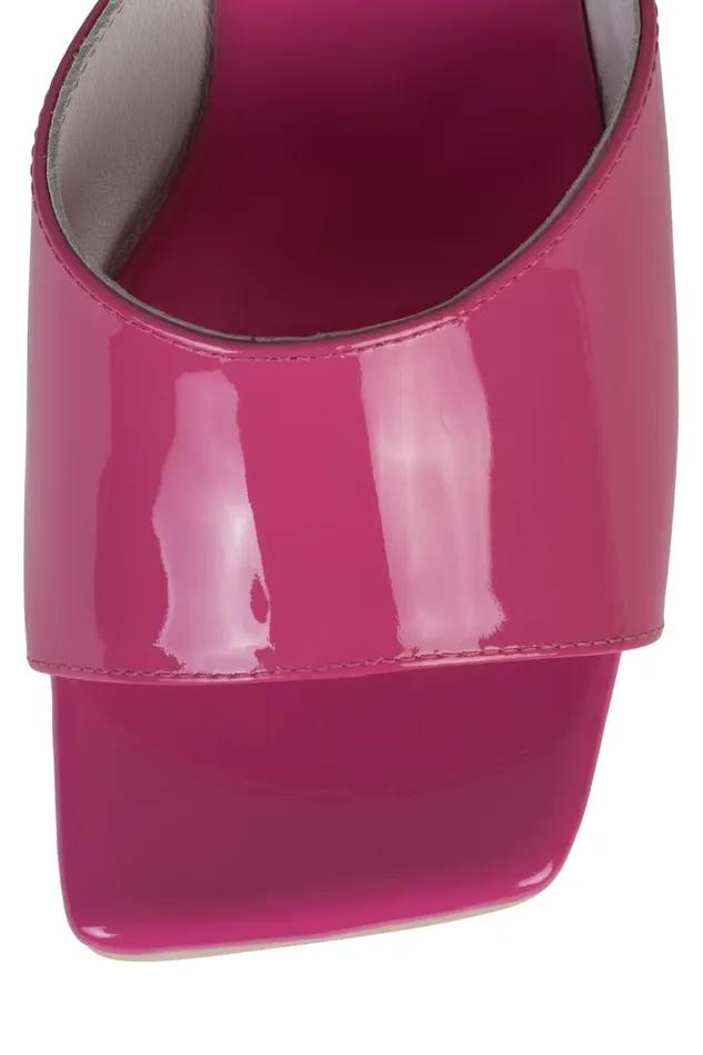 Jeffrey Campbell SIMONA Fuchsia Patent Women Sandal