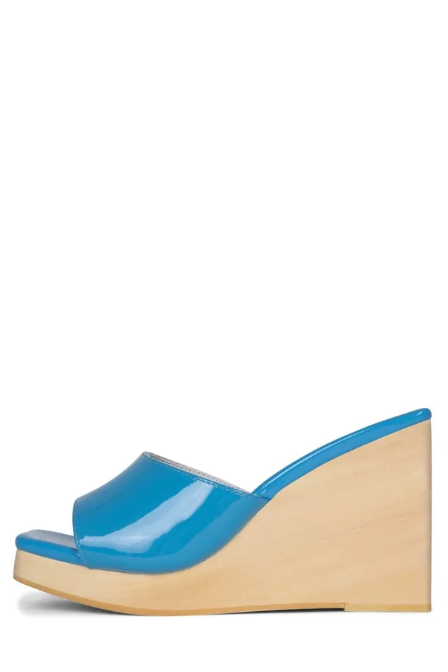 Jeffrey Campbell SIMONA Fuchsia Patent Women Sandal