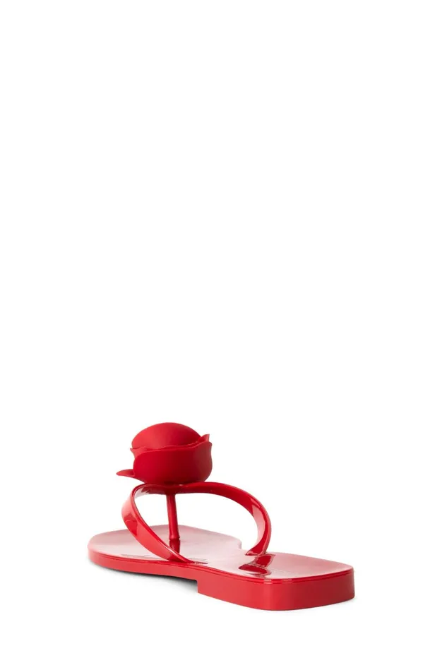 Jeffrey Campbell SOSWEET Red Shiny Women Flat