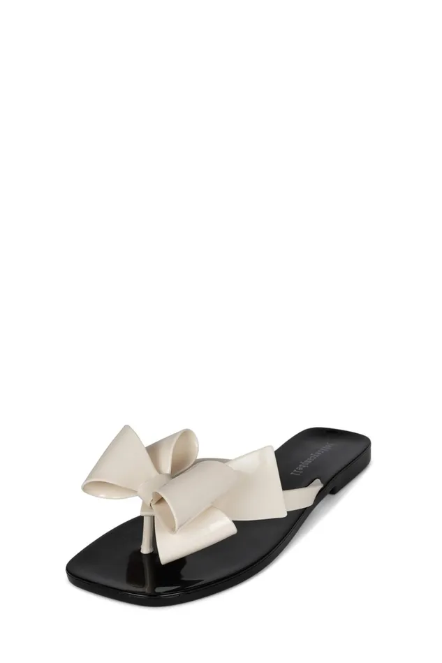 Jeffrey Campbell SUGARY Red Shiny Black Shiny Women Flat