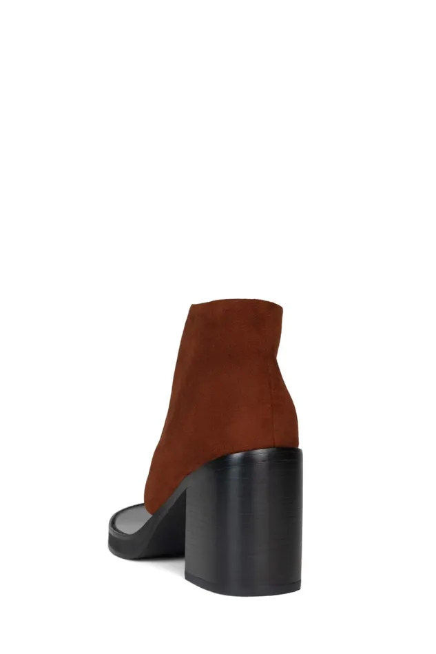Jeffrey Campbell TRUST Rust Suede Women Ankle To Mid