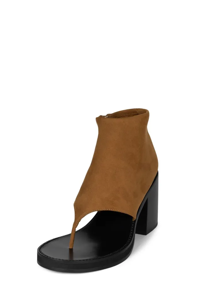 Jeffrey Campbell TRUST Rust Suede Women Ankle To Mid